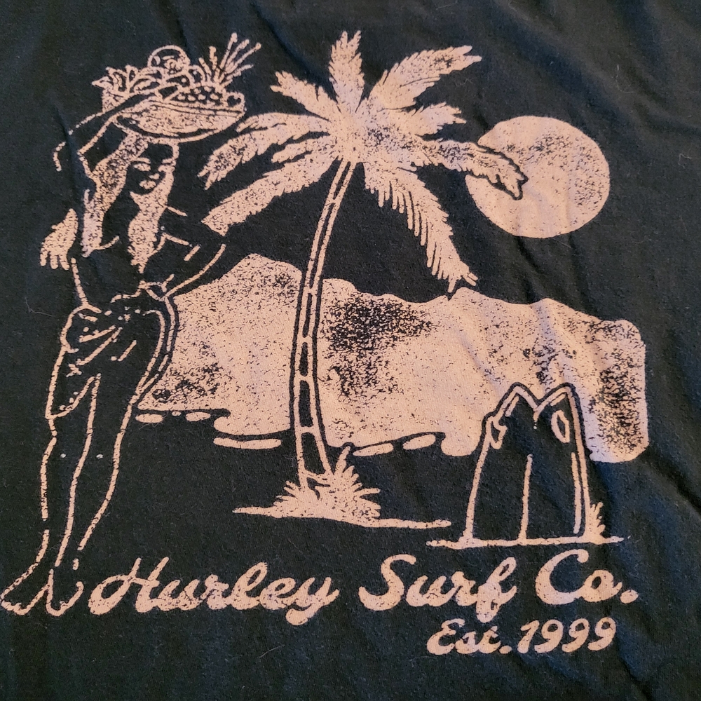 Hurley Surf Co. Dark Green Graphic Tee